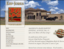 Tablet Screenshot of kj-vineyards.com